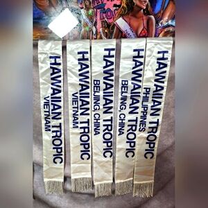Vietnam, Philliphines, Or China Hawaiian Tropic  Contestant Sash